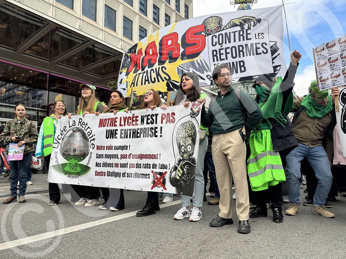 Le carhop en manifestation