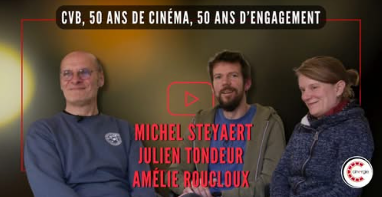 Le carhop était l&rsquo;invité du média cinergie pour évoquer le livre sur le CVB