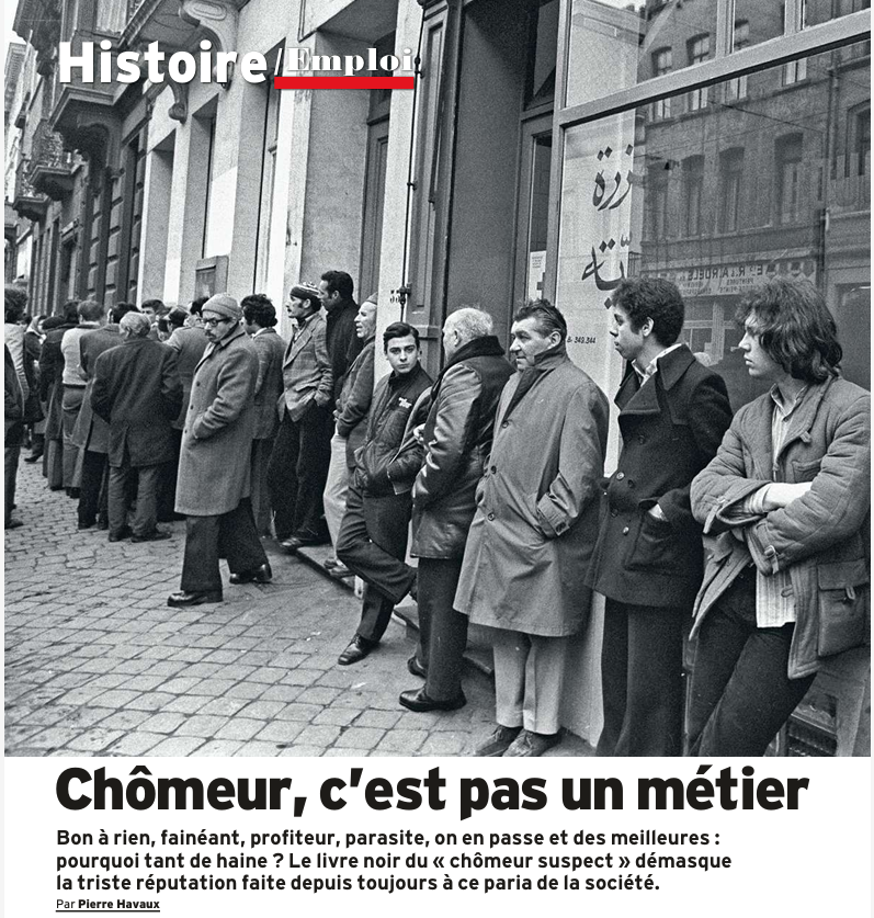 Un article du Vif L&rsquo;express à propos du livre Chômeur suspect : Chômeur, c’est pas un métier
