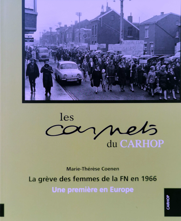 Carnet du CARHOP, image de couverture sur l'histoire des femmes de la FN Herstal