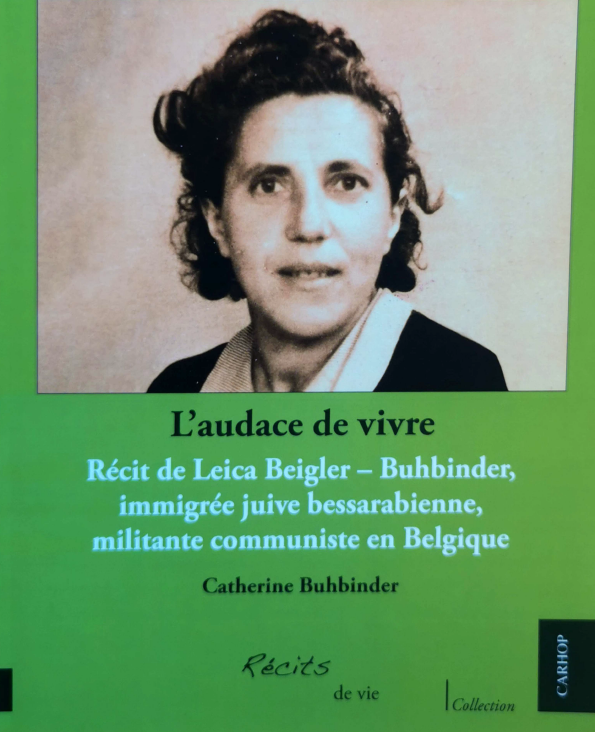 Page de couverture de L'audace de vivre, Récit de vie