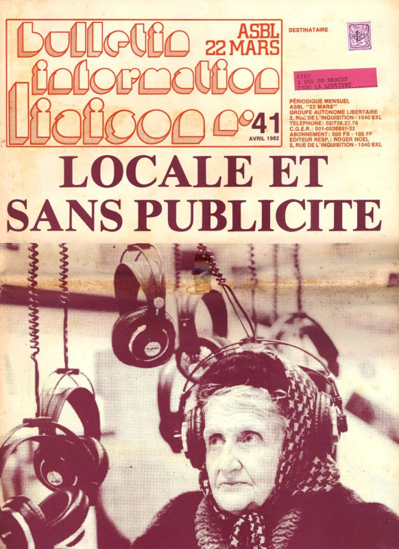 Marie Thérèse coenen SUR LES ONDES DE RADIO PANIk avec des collègues du Carhif asbl pour évoquer les radios libres et les dispositifs de studio volant