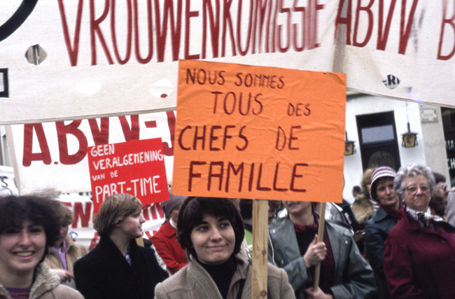 Manifestation contre la crise, 1981
