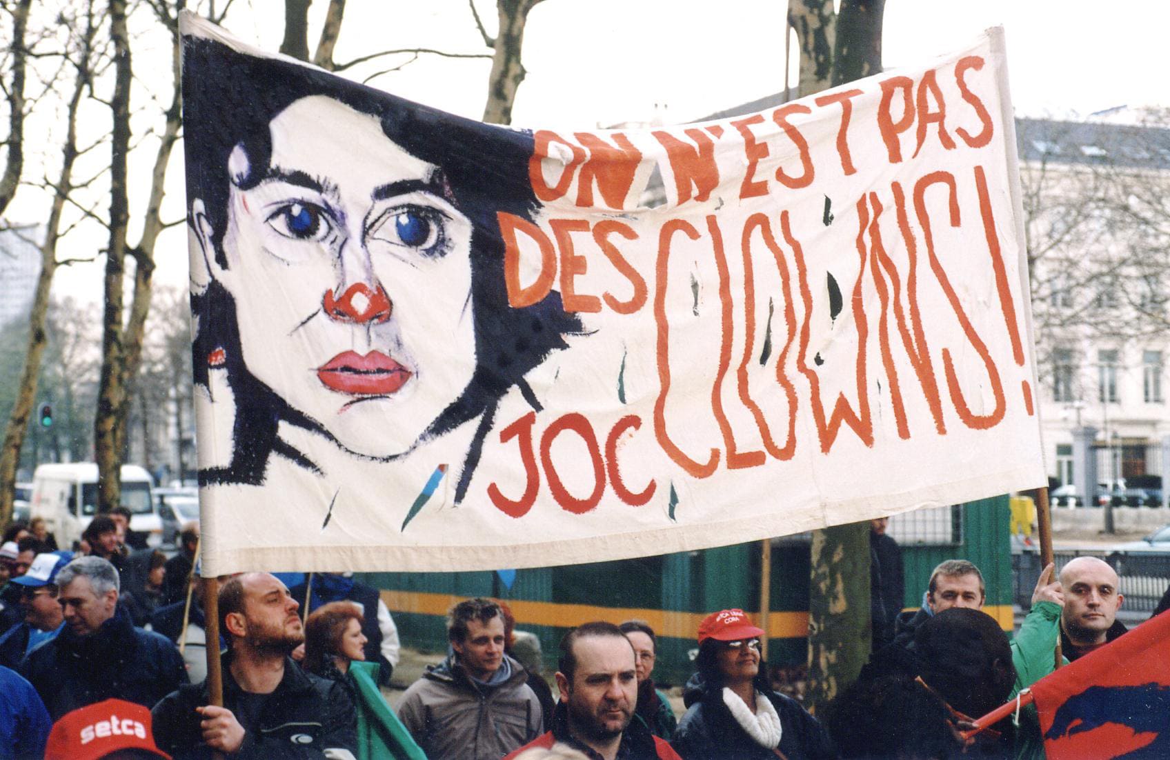 Manifestation en Communauté Française du non-marchand, Bruxelles, le 23 mars 2004