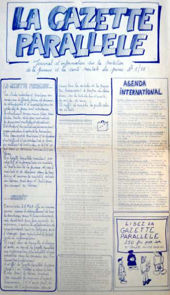 La Gazette Parallèle (1976-1984). Une source pour l&rsquo;histoire du travail social.