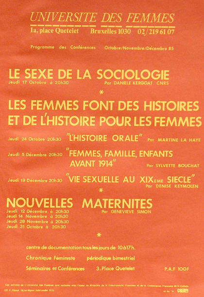 Les femmes inventent leur université : collective et créatrice